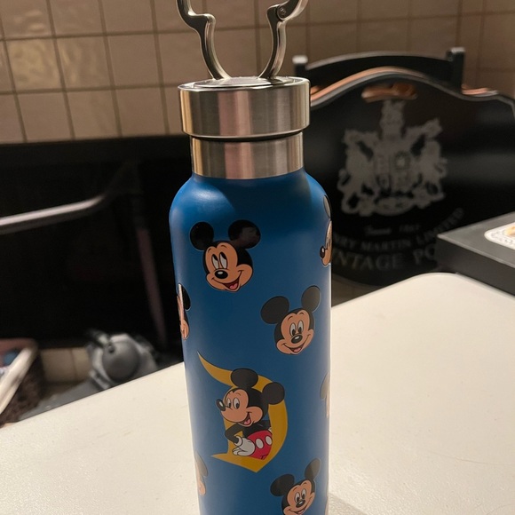 Blue Mickey Mouse Water Bottle - Picture 3 of 7